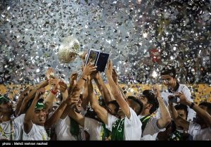 جشن قهرمانی پارس جنوبی جم در لیگ آزادگان و صعود به لیگ برتر